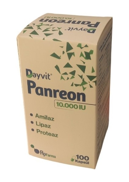 Panreon 10.000 Iu 100 Kapsül