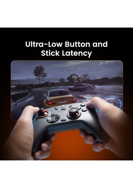 Nova 2 Lite Hall Effect 2. 4g Wireless Controller Beyaz Nintendo Switch, Windows Pc, Steam Deck, Android , ıos fırsatları