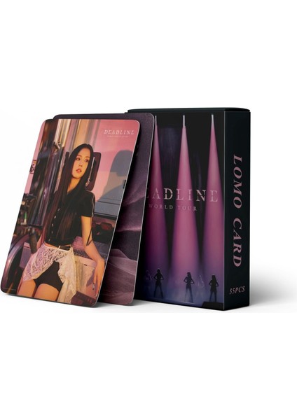Blackpınk '' Deadline '' Çift Yön Baskılı Hologramlı Lazer/lomo Card Seti