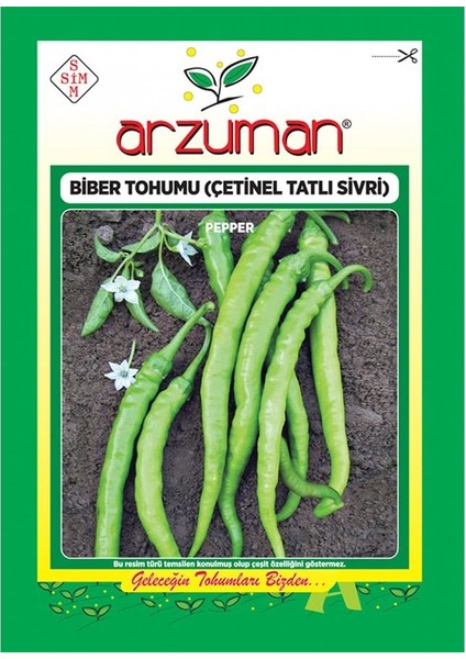 Tatlı Sivri Çetinel Biber Tohumu-10 Gram