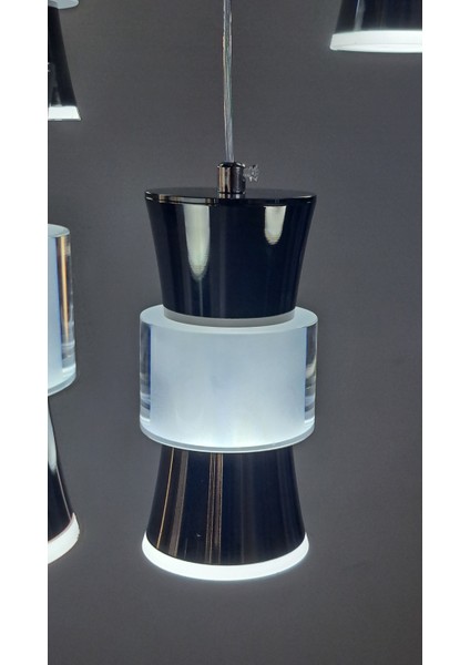 Kumandalı Üç Renk Modern LED Sarkıt Avize