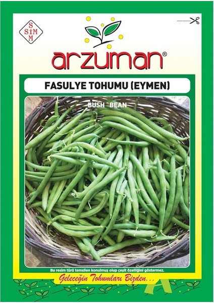 Kılçıksız Eymen Fasulye Tohumu-50 Gram