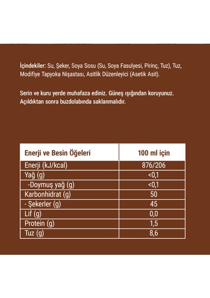 Teriyaki Sos / Sauce 200 ml x 12 Adet modelleri