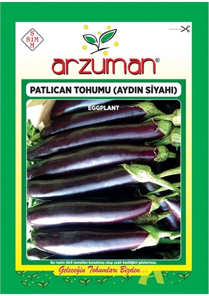 Erkenci Aydın Siyahı Patlıcan Tohumu-10 Gram