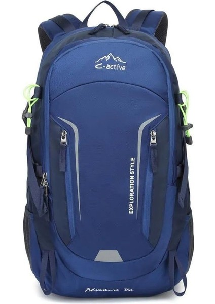 C-Active 35 Litre Kamp Seyahat Outdoor Dağcı Sırt Çantası Su Geçirmez Yüzey
