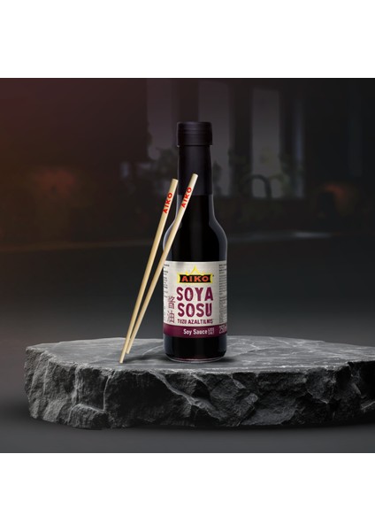 Soya Sosu Tuzu Azaltılmış Cam 250 ml x 12 Adet fiyatları