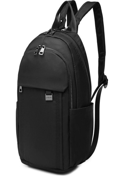 Unisex Siyah Sırt Çantası Suya Dayanıklı Krinkıl Kumaş fiyatları