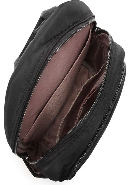 Unisex Siyah Sırt Çantası Suya Dayanıklı Krinkıl Kumaş modelleri