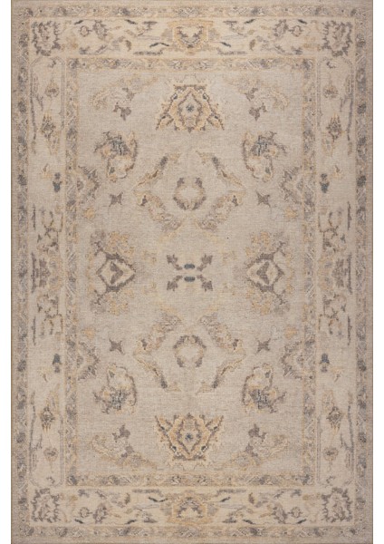 Relic Bej Vintage Dokulu Klasik Desenli Dokuma Tabanlı Şönil Halı Al 518 fiyatları