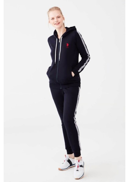 16611 Kadın Fermuarlı Kapüşonlu Pijama Takım modelleri