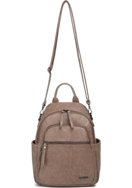 Yumuşak Dokulu Yıkama Deri Askılı Kadın Sırt Çantası modelleri