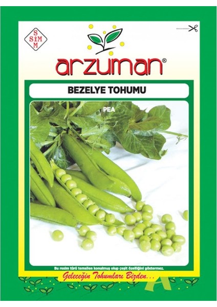 Iri Taneli Bezelye Tohumu-50 Gram