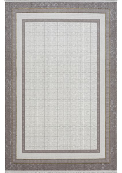 Ahlat Antrasit Halı Yumuşak Dokulu Akrilik Halı Salon Oturma Odası Yatak Odası Halısı 7052