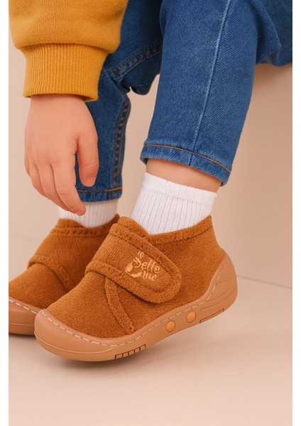 Işıklı Çocuk- Bebek Panduf Bot – Kaymaz Tabanlı, Cırt Cırtlı, Sıcak Polar Kumaş Ev Ayakkabısı fırsatları