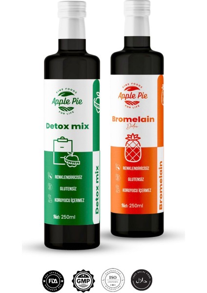 Bromelain Mix 250 Ml, Detoks Mix 250 ml