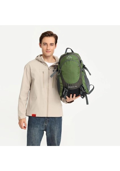 35 Litre Kamp Seyahat Outdoor Dağcı Sırt Çantası Su Geçirmez Kumaş indirimleri