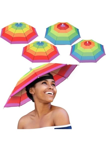 Kafa Şemsiyesi Gökkuşağı modelleri