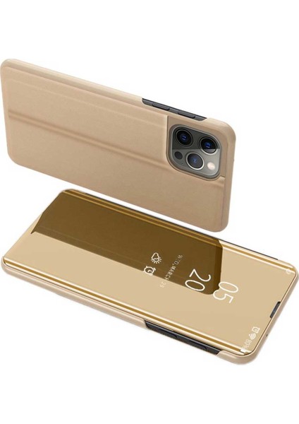 Apple iPhone 11 Pro Max Uyumlu Aynalı Kapaklı Lüx Kılıf