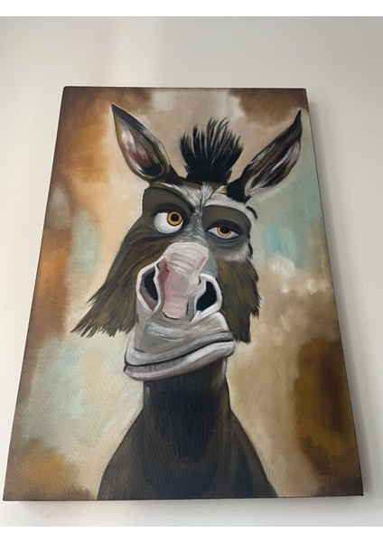 Yağlı Boya Eşek Tablosu 40×60 fırsatları