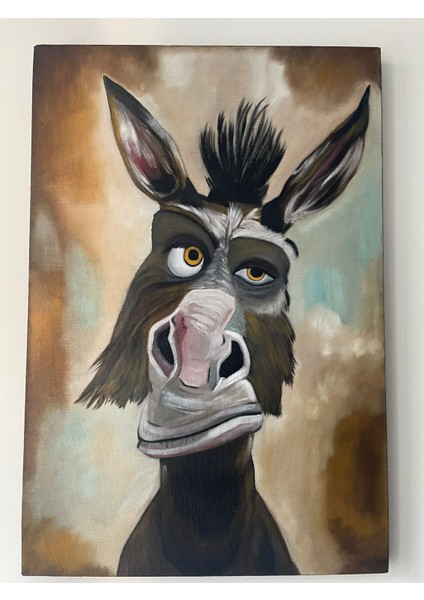 Yağlı Boya Eşek Tablosu 40×60 indirimleri
