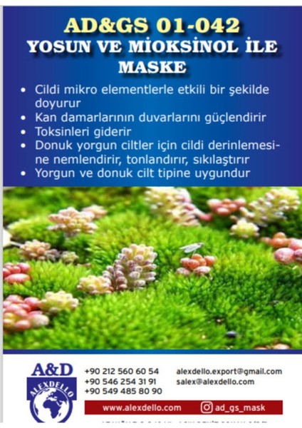Yosun ve Mioksinol ile Boyun ve Vücüt Maske fiyatları