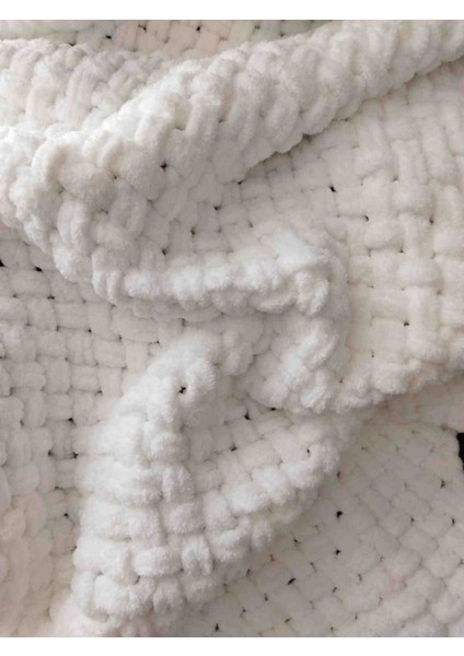 El Örgüsü Puffy Peluş Bebek Battaniyesi modelleri