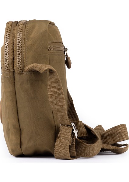 Küçük Boy 571 Krinkıl/klinkır Su Geçirmez Kumaş Çok Bölmeli Çapraz Omuz Telefon Çantası Taba 10A fırsatları