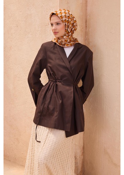 Tivil Saf İpek Eşarp 4112 - 36 Turuncu Karışık Desen fiyatları