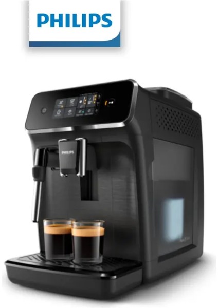 2200 Serisi Tam Otomatik Espresso Makinesi, Dokunmatik Ekran, Klasik Süt Köpürtücü, 2 Içecek, Mat Siyah,