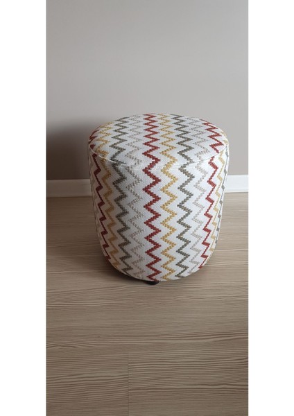 Puf Gerçek Dokuma Kumaş Canlı Renk Çeşitleriyle Kombinlemiş Puf indirimleri