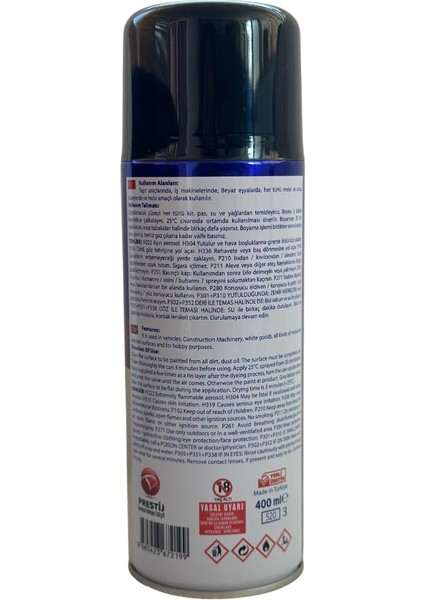 Sprey Boya - Siyah 400ML fiyatları