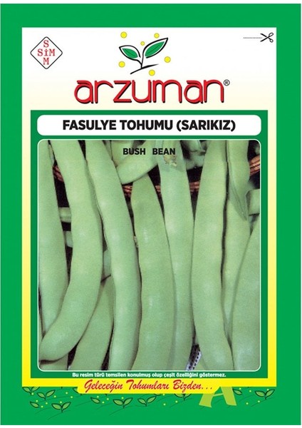 Kılçıksız Sarıkız Fasulye Tohumu-50 Gram