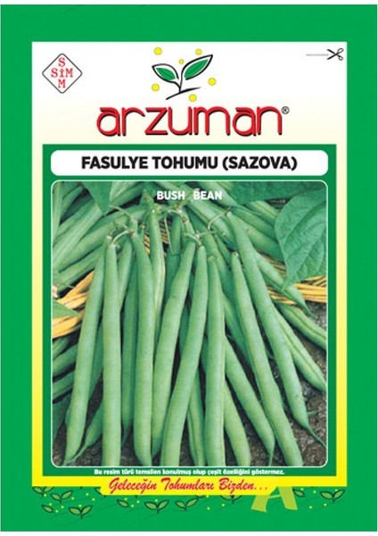 Kılçıksız Konservelik Sazova Fasulye Tohumu-50 Gram