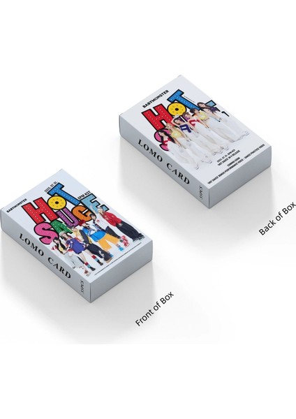 Babymonster '' Hot Sauce '' Çift Yön Baskılı Hologramlı Lazer/lomo Card Seti modelleri