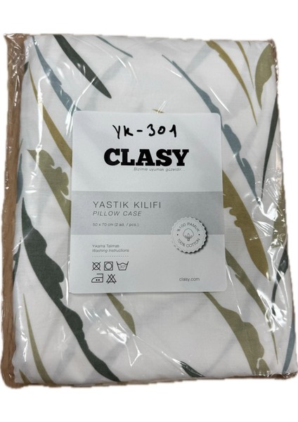 Ranforce %100 Pamuk Saten 2 Adet Yastık Kılıfı Çizgili Çok Renkli modelleri