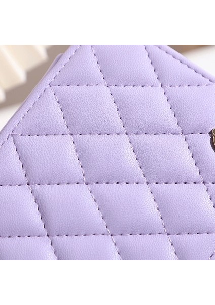 Deri Mini Baklava Desenli Seyahat Takı Bijuteri Mücevher Kutusu Organizer Düzenleyici 11,5cm Lila Ithal Ürün indirimleri