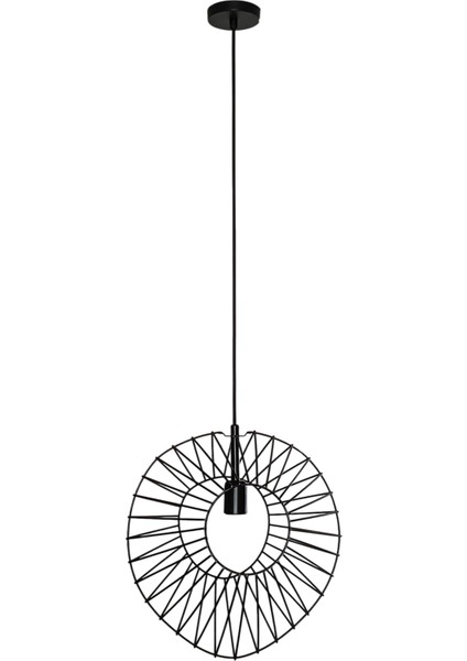 Nelor Kafes Siyah Sarkıt Avize