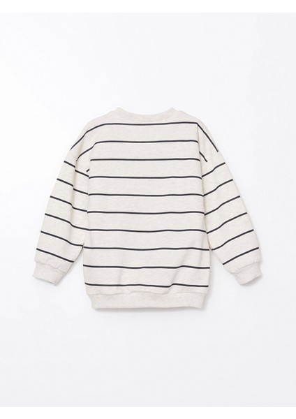 Lcw Kids Beyaz Bisiklet Yaka Baskılı Erkek Çocuk Sweatshirt ve Eşofman Alt 2'li fırsatları