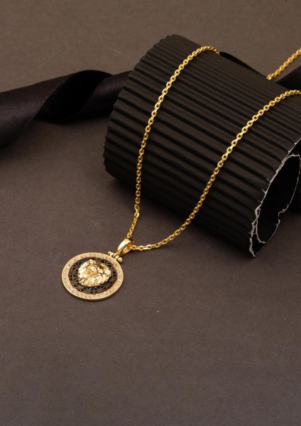 Aslan Tasarım Kolye 14 Ayar Altın fırsatları