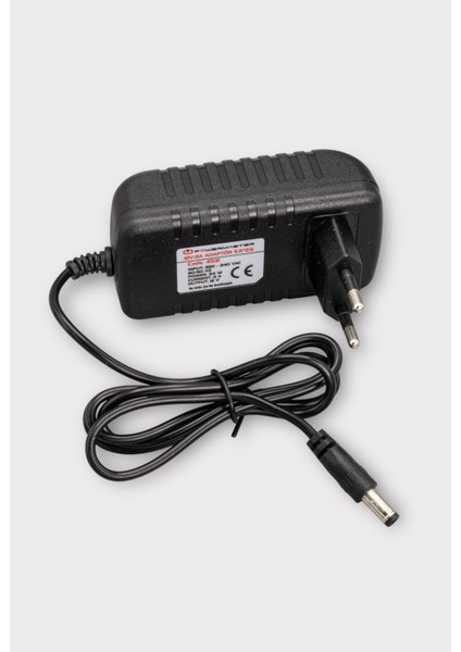12V 2A 5.5x2.5 mm Uçlu Plastik Kasa Priz Tipi Adaptör