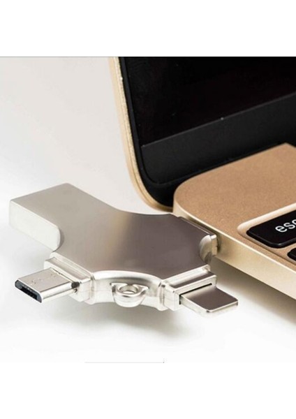 Metal 64 GB Flash Bellek - Android Telefon, Tablet, Bilgisayar, Apple, Macbook Uyumlu Flash Bellek modelleri