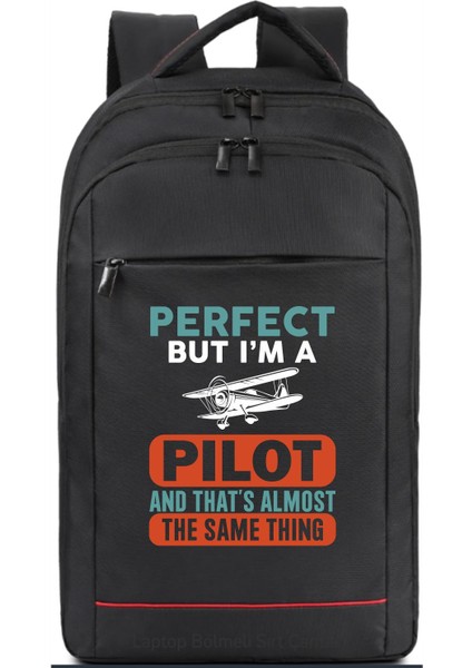 I’m Pilot Sırt Çantası Pilot - Havacı - Uçak Tutkunu Hediye