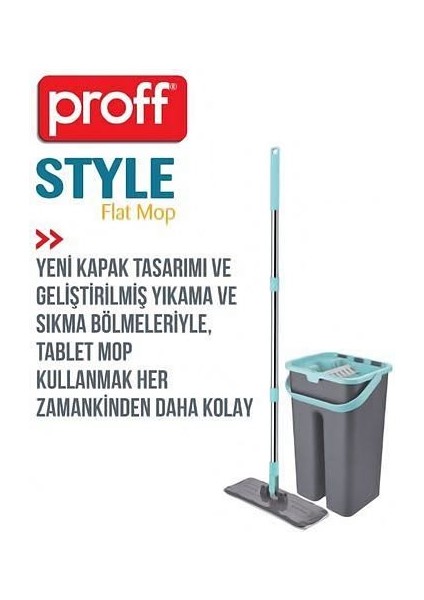 Proff Flat Mop Set