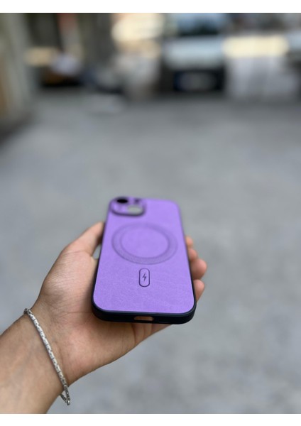 Samsung Galaxy S25 Ultra Uyumlu Magsafe Özellikli Deri Görünümlü Silikon Kılıf fiyatları