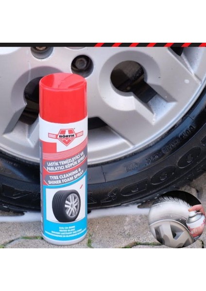 Lastik Parlatıcı Köpük Sprey 500ML fiyatları