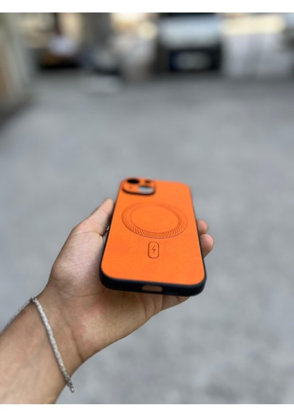 Samsung Galaxy S25 Ultra Uyumlu Magsafe Özellikli Deri Görünümlü Silikon Kılıf fiyatları