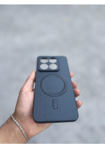 Xiaomi Mi 14T Pro Uyumlu Magsafe Özellikli Deri Görünümlü Silikon Kılıf fiyatları