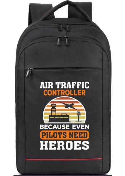 Air Traffic Controller Sırt Çantası Pilot - Havacı - Uçak Tutkunu Hediye