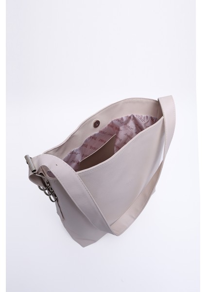 Krem SHK175 Salaş Suni Deri, Çıtçıtlı, Astarlı, Iç Cepli, Ayarlanabilir Askılı Kol ve Omuz Çantası indirimleri