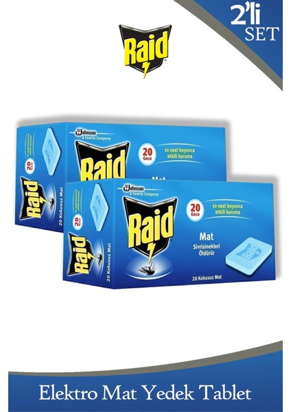 Elektromat 20 Tablet x 2 Adet